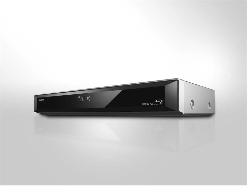 Vaizdo grotuvas Panasonic DMR-BST765AG UHD Blu-ray įrašymo įrenginys 500 GB HDD, Twin HD Imtuvas, Sidabrinė