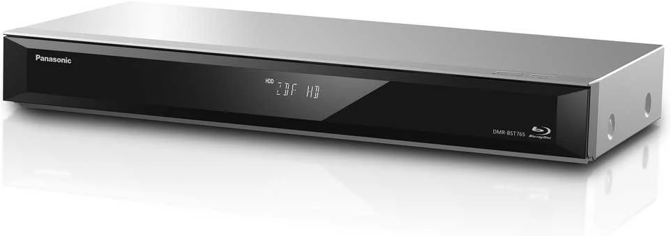 Vaizdo grotuvas Panasonic DMR-BST765AG UHD Blu-ray įrašymo įrenginys 500 GB HDD, Twin HD Imtuvas, Sidabrinė