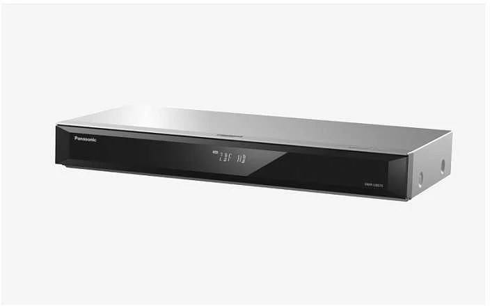 Vaizdo grotuvas Panasonic DMR-UBS70EGS UHD Blu-ray įrašymo įrenginys 500 GB HDD 2x DVB-S imtuvas Sidabrinė