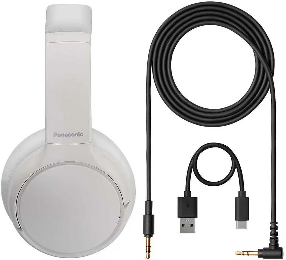 Panasonic Stereo Ausinės su Hybrid ANC | RB-M600BE-C | Bluetooth | Over-ear | Noise canceling | Belaidės | Baltas