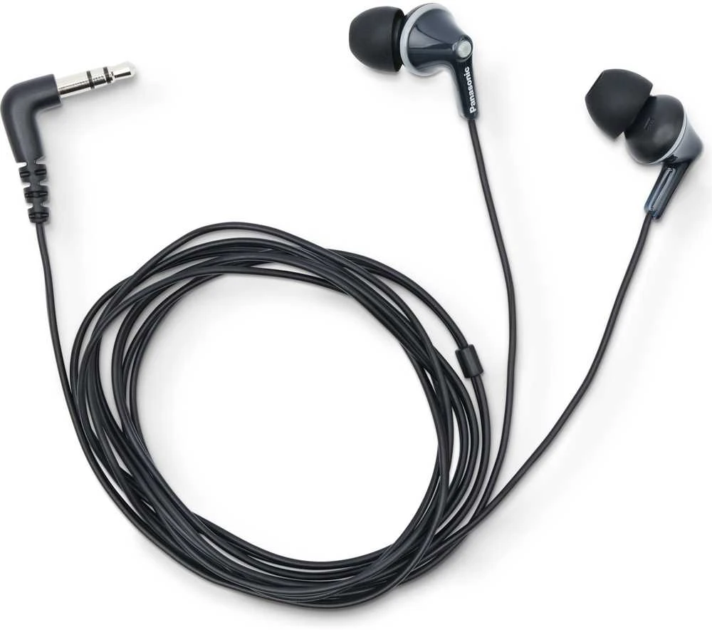 Įstatomos į ausis Ausinės Panasonic  RP-HJE125E-K, Juodos