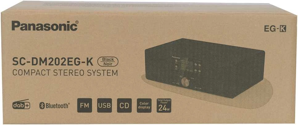 Muzikinis centras „Panasonic“ garso DAB+ sistema SC-DM202EG-K