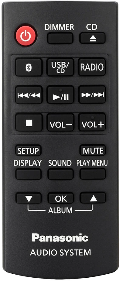 Panasonic SC-PM272 Home Audio Micro System 20W Sidabrinis