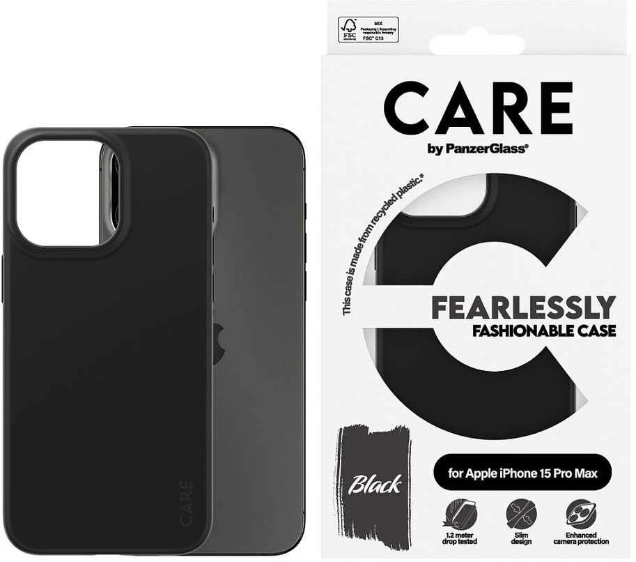 Panzer Glass CARE by PanzerGlass Fearlessly Fashionable Apple iPhone 15 Pro Max - dėklas telefonui juodos spalvos