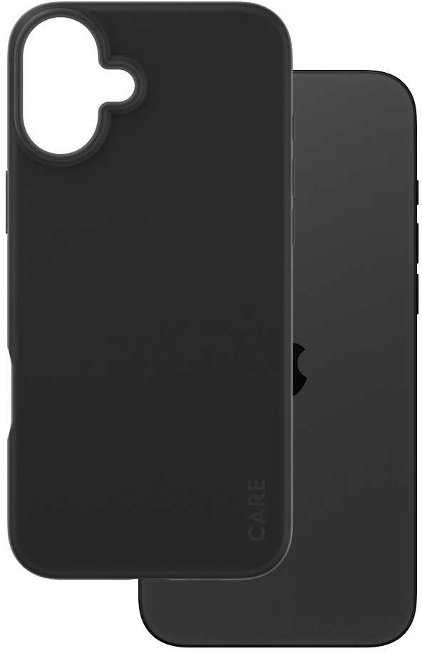 „Panzer Glass CARE by PanzerGlass“ dėklų mada | Nugaros apsauga | „Apple“ | „iPhone 16 Plus“ | Perdirbtas plastikas | Juodas