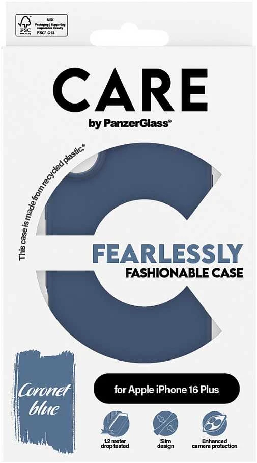 Dėklas Panzer Glass PanzerGlass PanzerGlass CARE Fashion Colors iPhone 16 Plus blau