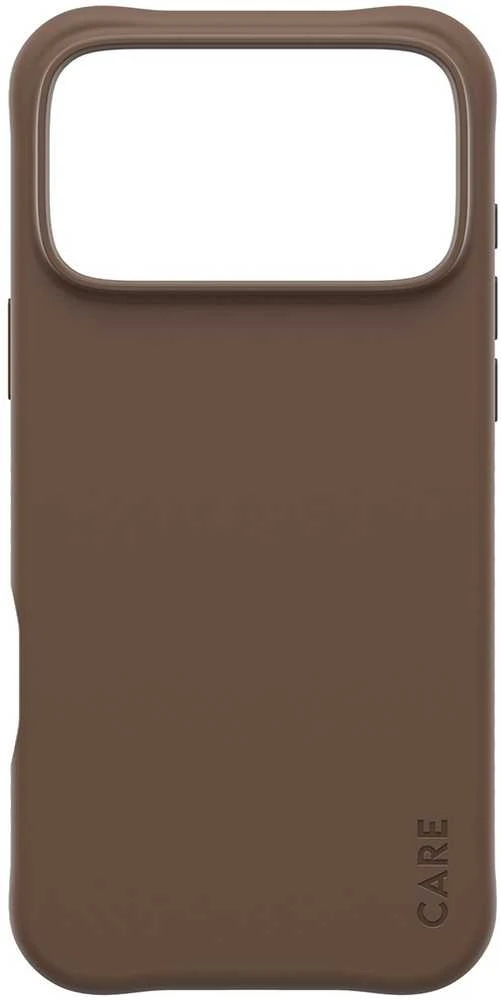 „Panzer Glass CARE by PanzerGlass“ madingas „Samba MagSafe“ dėklas, skirtas „iPhone 17 Pro Max“ – rudas