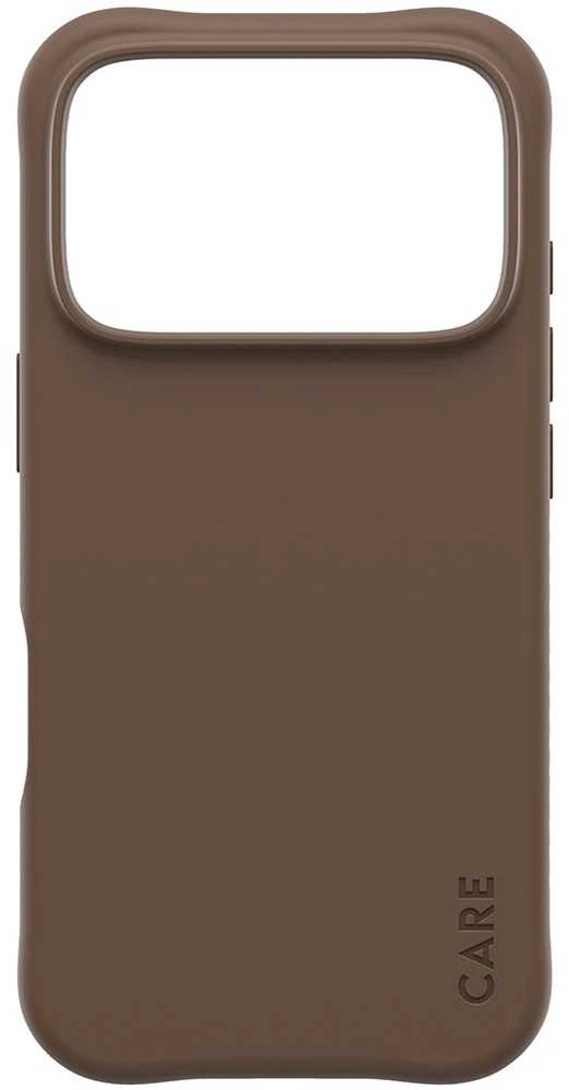„Panzer Glass CARE by PanzerGlass“ madingas „Samba MagSafe“ dėklas, skirtas „iPhone 17 Pro“ – rudas