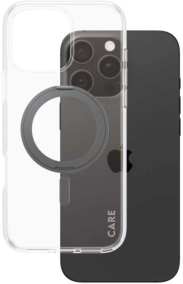 Panzer Glass CARE by PanzerGlass Feature Kickstand Case Apple iPhone 16 Pro Max 6.9" dėklas telefonui juodos spalvos/dėklas telefonui juodos spalvos MagSafe 1324