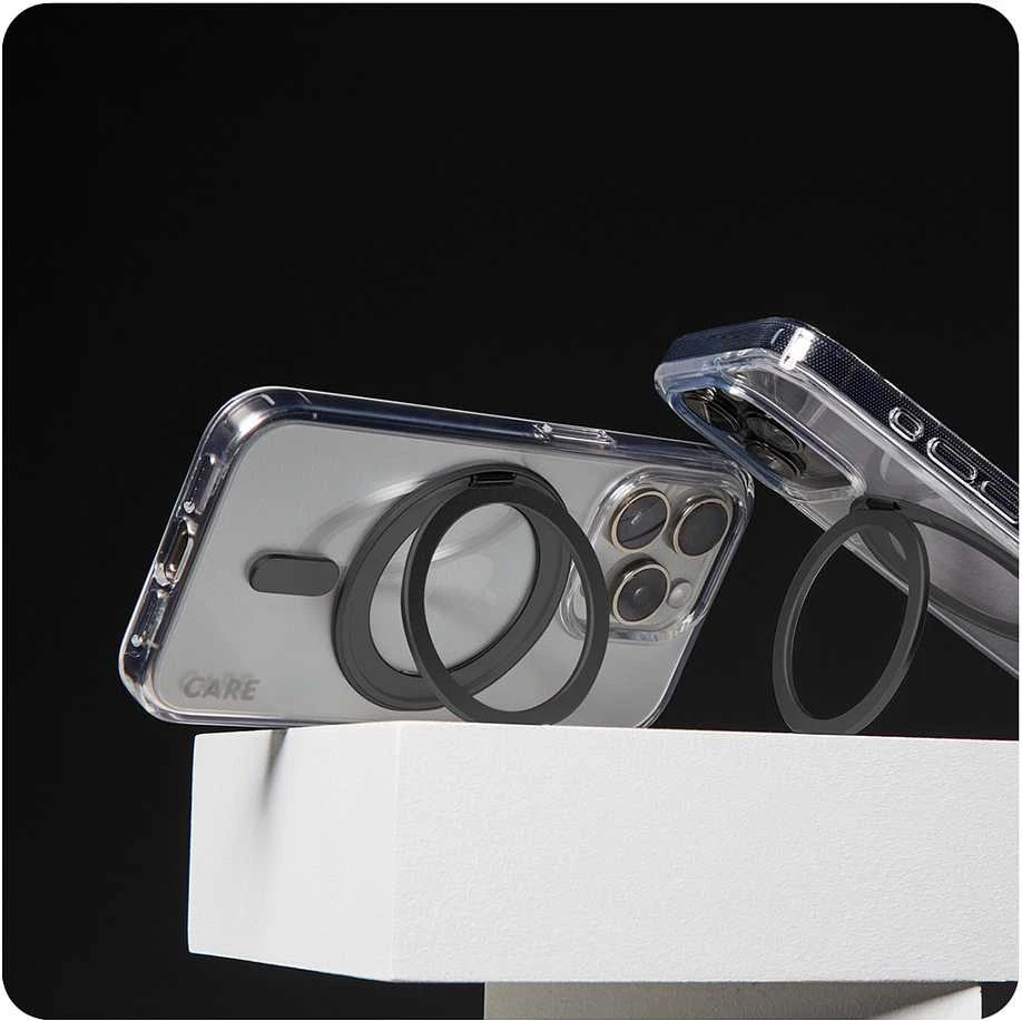 Panzer Glass CARE by PanzerGlass Feature Kickstand Case Apple iPhone 16 Plus 6.7" dėklas telefonui juodos spalvos/dėklas telefonui juodos spalvos MagSafe 1323