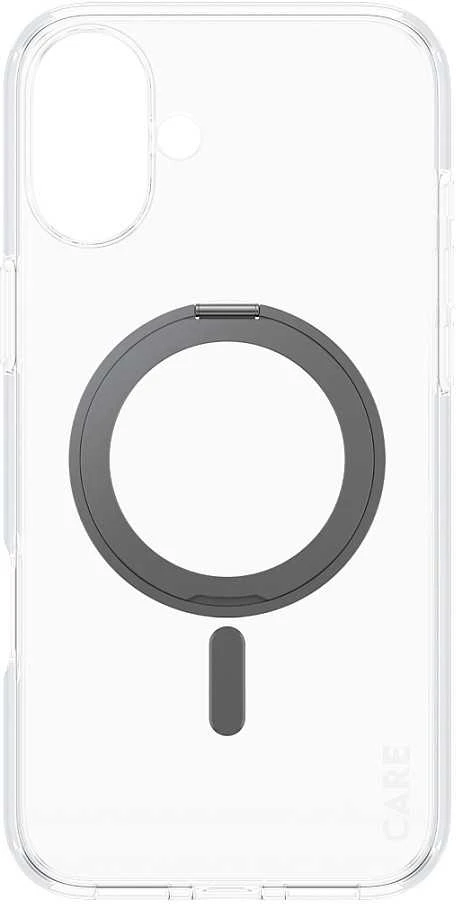 Panzer Glass CARE by PanzerGlass Feature Kickstand Case Apple iPhone 16 Plus 6.7" dėklas telefonui juodos spalvos/dėklas telefonui juodos spalvos MagSafe 1323