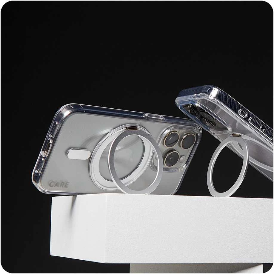 Panzer Glass CARE by PanzerGlass Feature su stoveliu Apple iPhone 16 Plus 6.7" sidabrinis/sidabrinis MagSafe 1327
