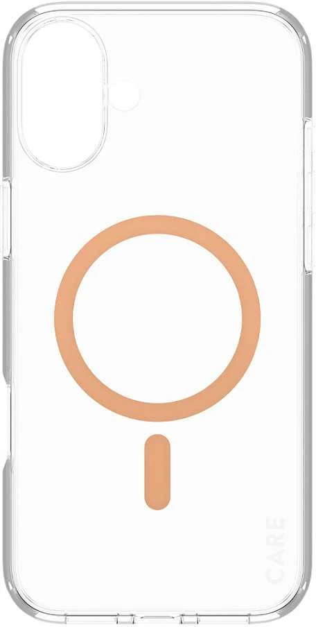 Dėklas PanzerGlass Flagship Apple iPhone 16 Plus 6.7 Panzer Glass CARE " persikų / persikų MagSafe 1375