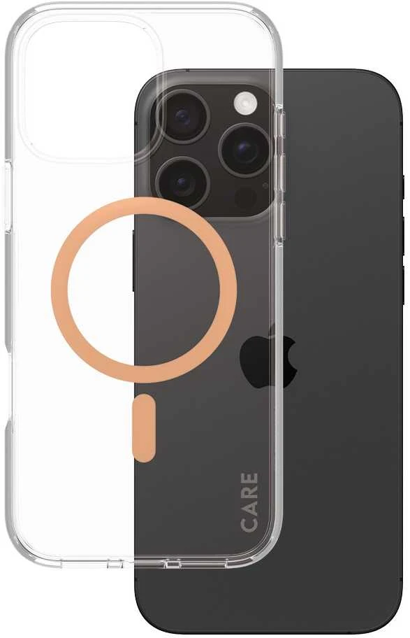 Dėklas Panzer Glass CARE Flagship Apple iPhone 16 Pro Max 6.9" persikų / persikų MagSafe 1376