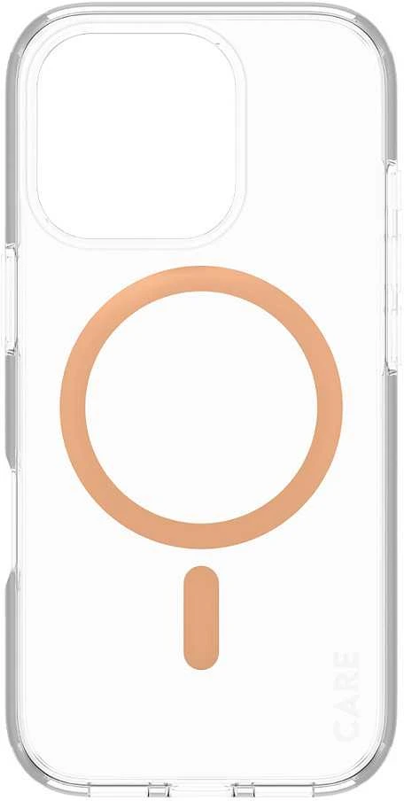 Dėklas PanzerGlass Flagship Apple iPhone 16 Pro 6.3 Panzer Glass CARE " Peachy MagSafe 1374