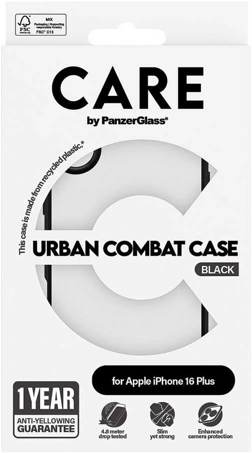 Panzer Glass „PanzerGlass CARE Case“ dėklas flagmanas „Urban Combat iPhone '24 6,7"