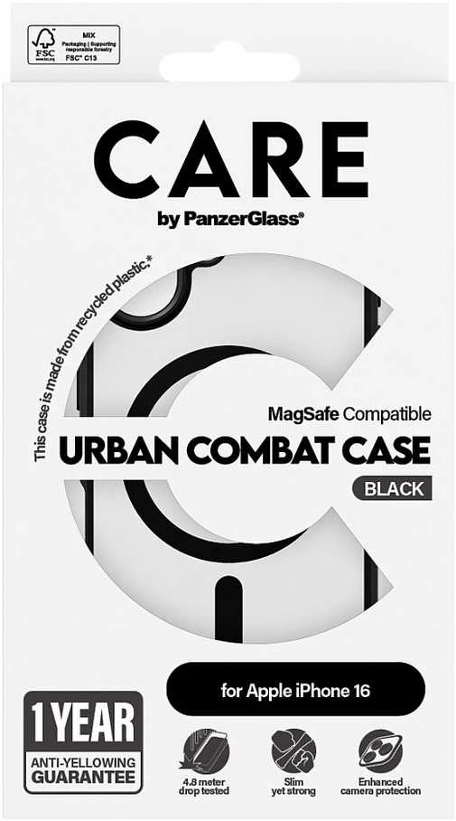 PanzerGlass Flagship Urban Apple iPhone 16 6.1 Panzer Glass CARE " MagSafe 1357