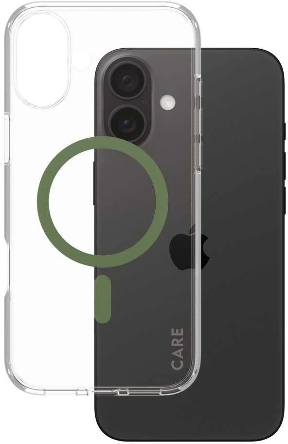 Panzer Glass CARE by PanzerGlass Flagship Apple iPhone 16 Plus 6.7" dėklas telefonui žalios spalvos/dėklas telefonui žalios spalvos MagSafe 1371