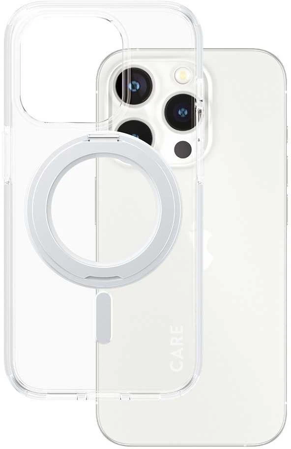 Panzer Glass Care by PanzerGlass Kickstand MagSafe Apple iPhone 15 Pro - dėklas telefonui sidabro spalvos