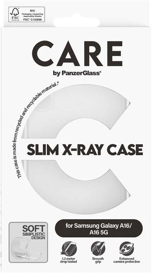 Panzer Glass CARE by PanzerGlass Fashion X-Ray Case Samsung Galaxy A16 / A16 5G dėklas telefonui skaidrus 3806