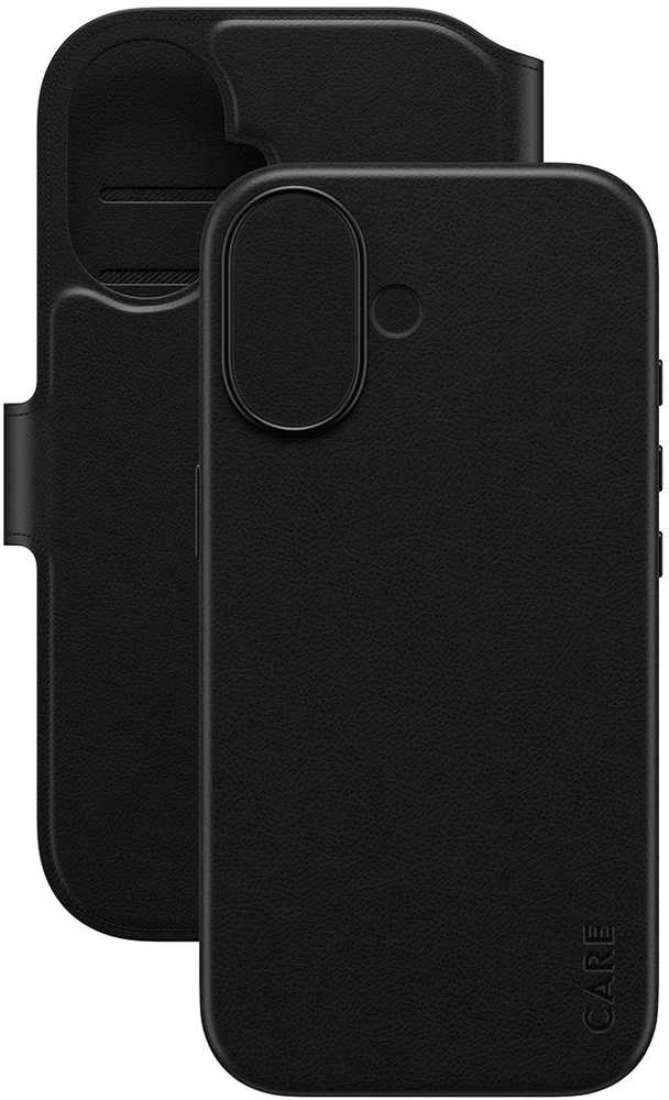 Panzer Glass „CARE by PanzerGlass Feature Tango 2in1“ piniginės dėklas su „MagSafe“ jungtimi, skirtas „iPhone 17“ – juodas