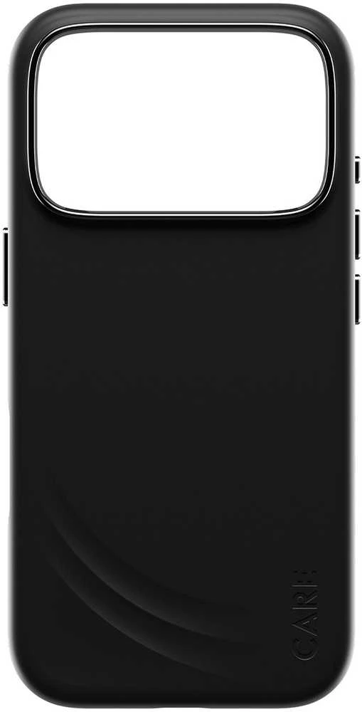 „Panzer Glass CARE by PanzerGlass“ su „FLOW MagSafe“ dėklu, skirtu „iPhone 17 Pro“ – Juodas