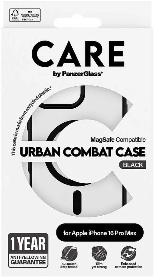 „Panzer Glass CARE by PanzerGlass Flagship Urban Apple iPhone 16 Pro Max 6.9" MagSafe 1360