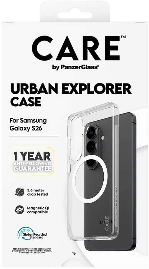 Panzer Glass Telefono dėklas permatomas Galaxy S26 Qi CARE by PanzerGlass