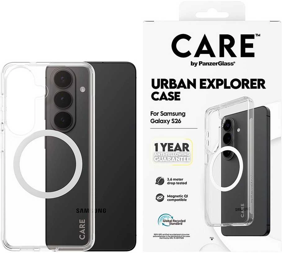 Panzer Glass Telefono dėklas permatomas Galaxy S26 Qi CARE by PanzerGlass
