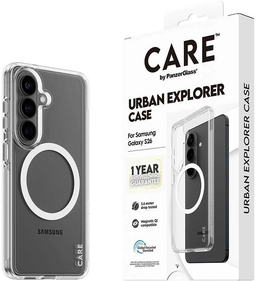 Panzer Glass Telefono dėklas permatomas Galaxy S26 Qi CARE by PanzerGlass