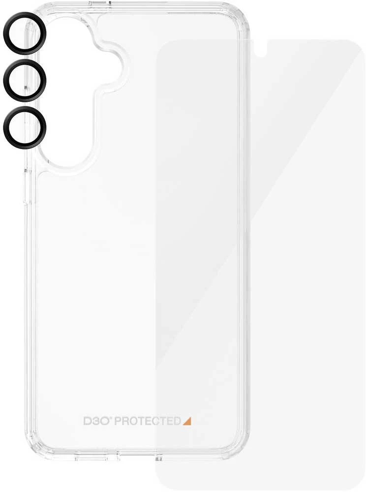 Panzer Glass 3in1 Set Samsung Galaxy S24 Plus PanzerGlass Bundle 3in1 Hardcase + Screen Protector + Camera Lens B1211+7351 dėklas telefonui skaidrus