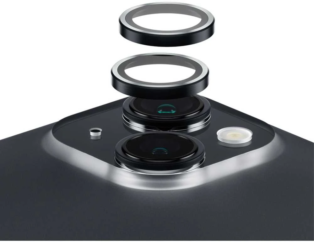 Panzer Glass PanzerGlass™ lankeliai fotoaparato objektyvo apsauga iPhone 15 | 15 plius | Juodas
