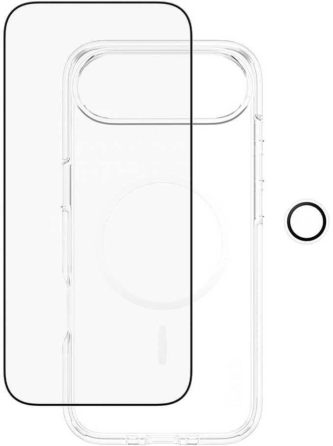 Panzer Glass „CARE by PanzerGlass Flagship Explorer 3-in-1“ dėklas + stiklas + objektyvas, skirtas „iPhone Air“