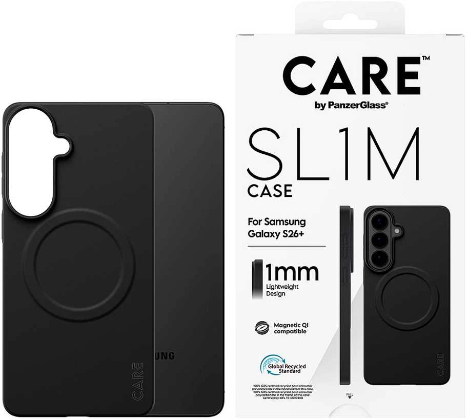 Panzer Glass CARE by PanzerGlass SL1M dėklas, skirtas Samsung Galaxy S26+ - Juodas