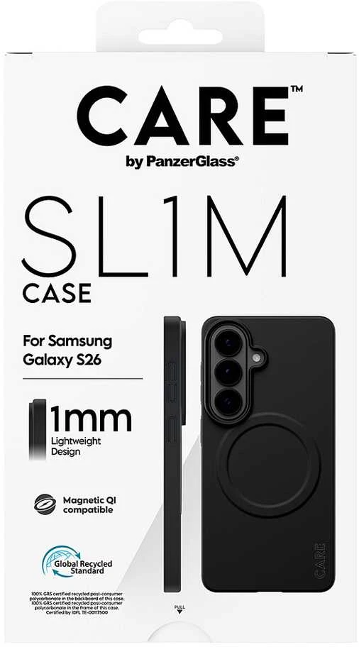 Panzer Glass dėklas Galaxy S26 1 mm iš perdirbto plastiko CARE by PanzerGlass