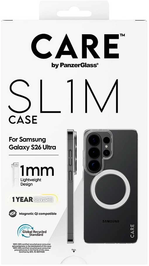 Panzer Glass Telefono dėklas 1 mm skaidrus Galaxy S26 Ultra CARE by PanzerGlass