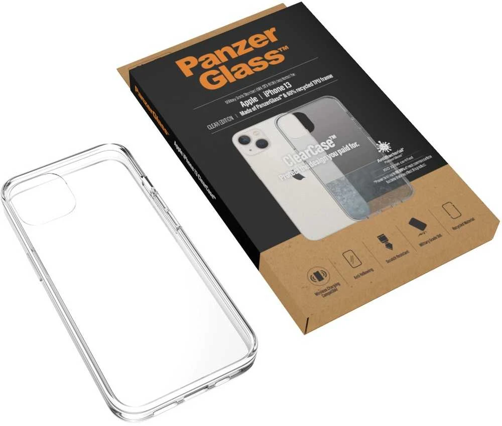 Panzer Glass PANZERGLASS CLEAR DĖKLAS IPHONE 13 ANTIBAKTERINIS KARINIS KLASĖS CLEAR BULK