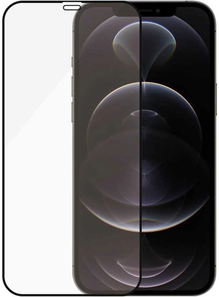 Panzer Glass PanzerGlass | Apple | Skirta iPhone 12/12 Pro | Stiklas | Juodas | 100% prisilietimas; Danga netoksiška | Tinkamas atvejams