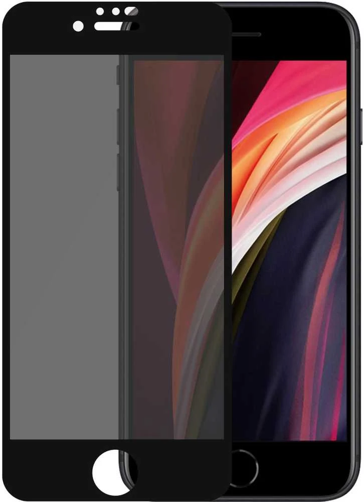 Panzer Glass PanzerGlass | Apple | iPhone 6/6s/7/8/SE (2020) | Hibridinis stiklas | Juodas | Anti-glare danga; Mėlyna šviesos mažinimas | Privatumo filtras