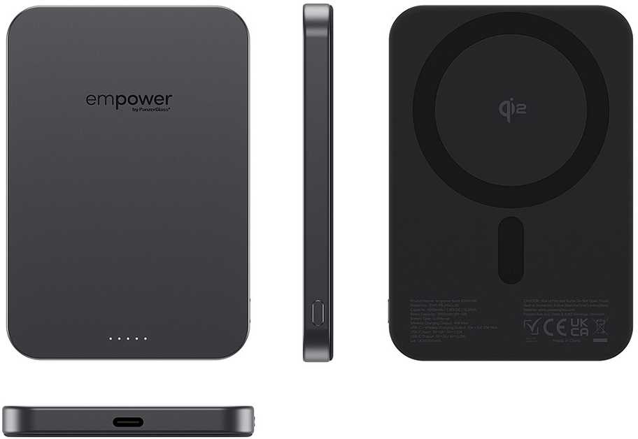 Panzer Glass Powerbank PanzerGlass EMPOWER BANK 5000 mAh Juodas (EM78115)