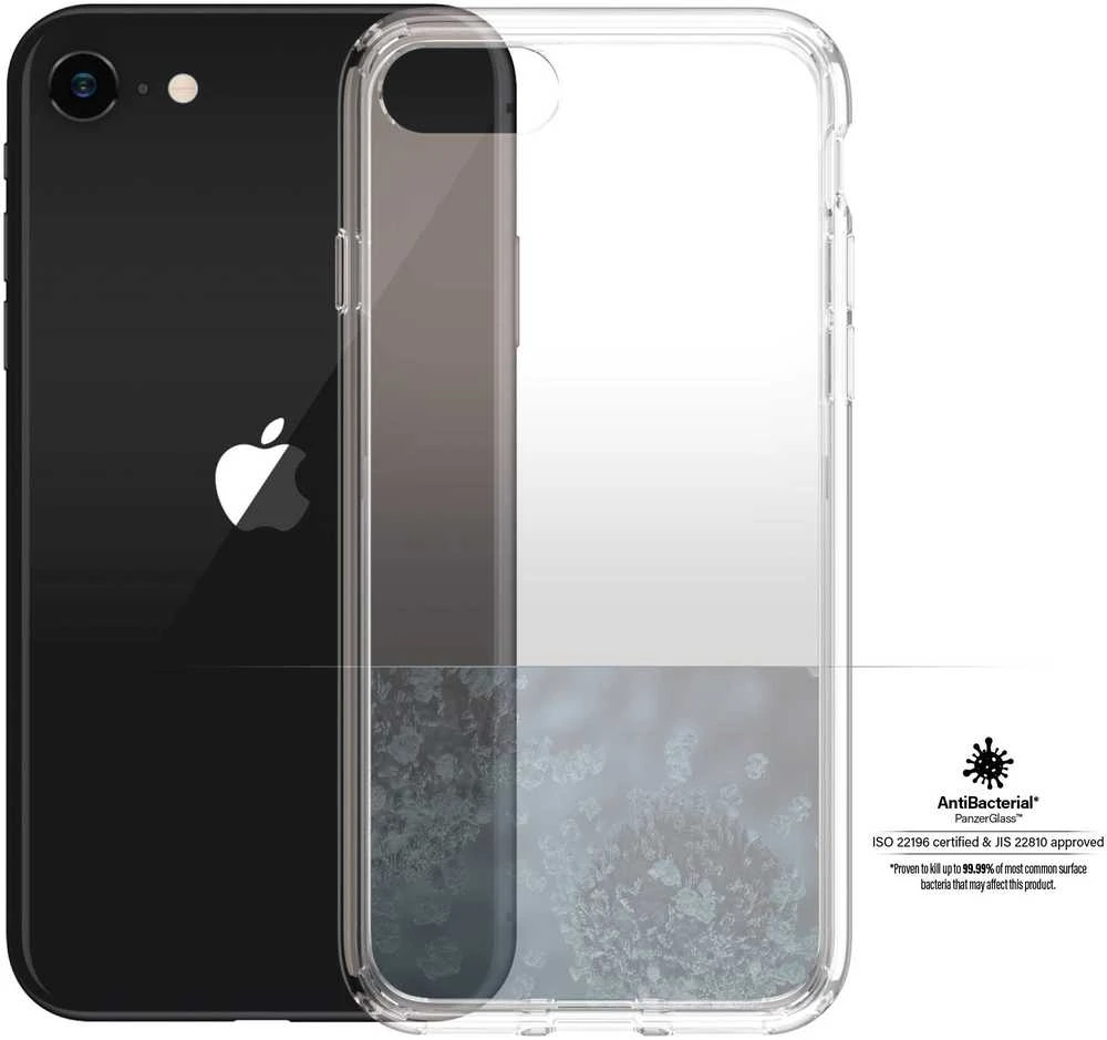 Panzer Glass PanzerGlass Hardantibacterial Military Grade certified Apple iPhone SE 2022 / SE 2020 / 7 / 8 - dėklas telefonui skaidrus