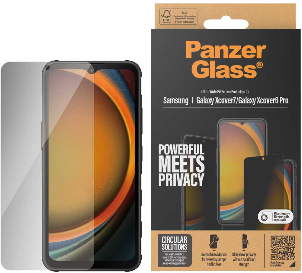 Panzer Glass „PanzerGlass“ „PanzerGlass Privacy Galaxy Xcover7 Xcover6 Pro UWF“