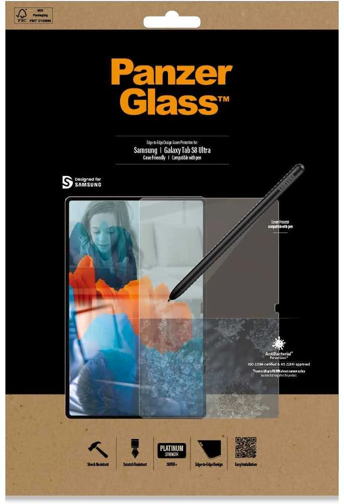 Panzer Glass PanzerGlass | Ultra Case | Galaxy Tab S8 | Juodas