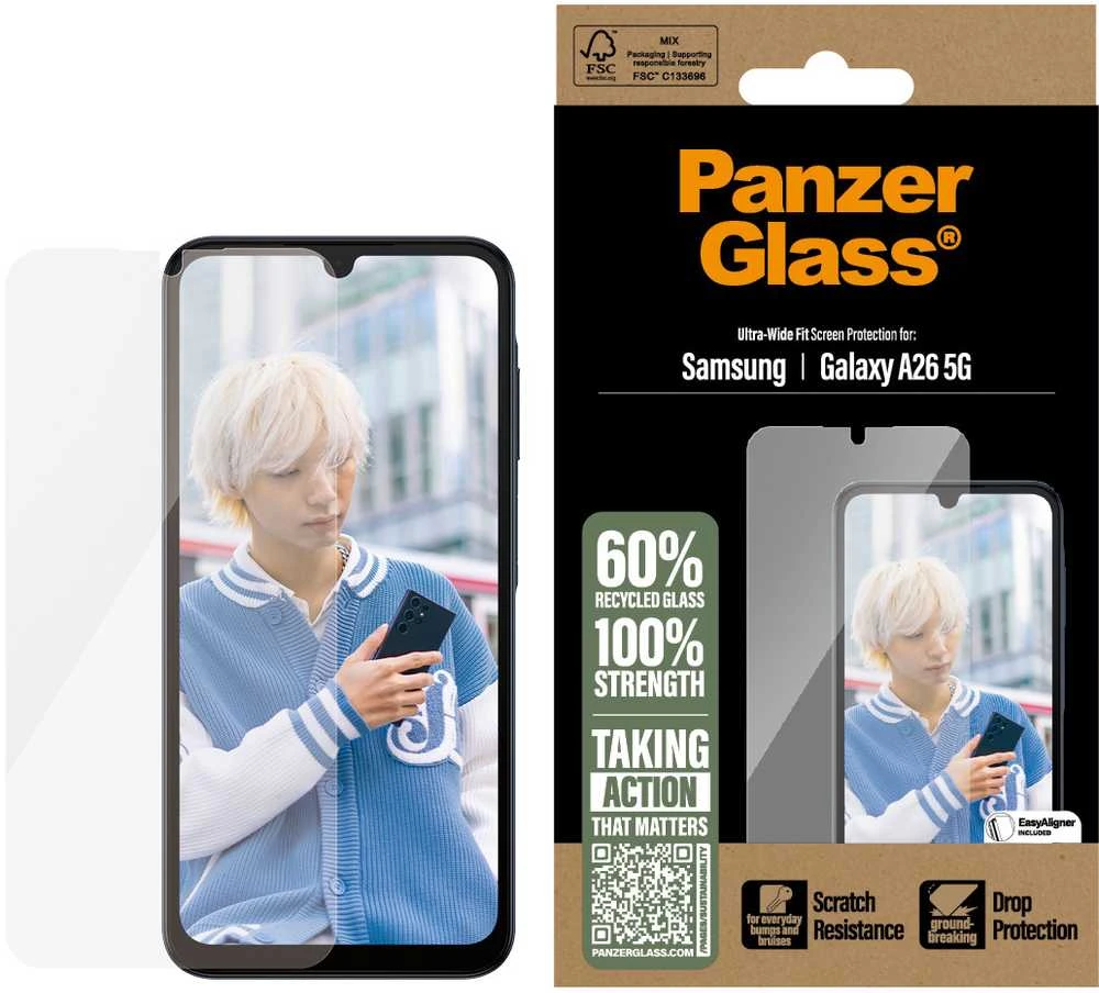 Panzer Glass Apsauginis stiklas PanzerGlass Ultra-Wide Fit Samsung Galaxy A26 5G