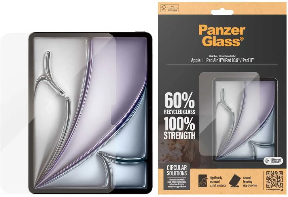 Panzer Glass PanzerGlass Ultra-Wide Fit | 2833 | 11" | Ekrano apsauga | Skaidri