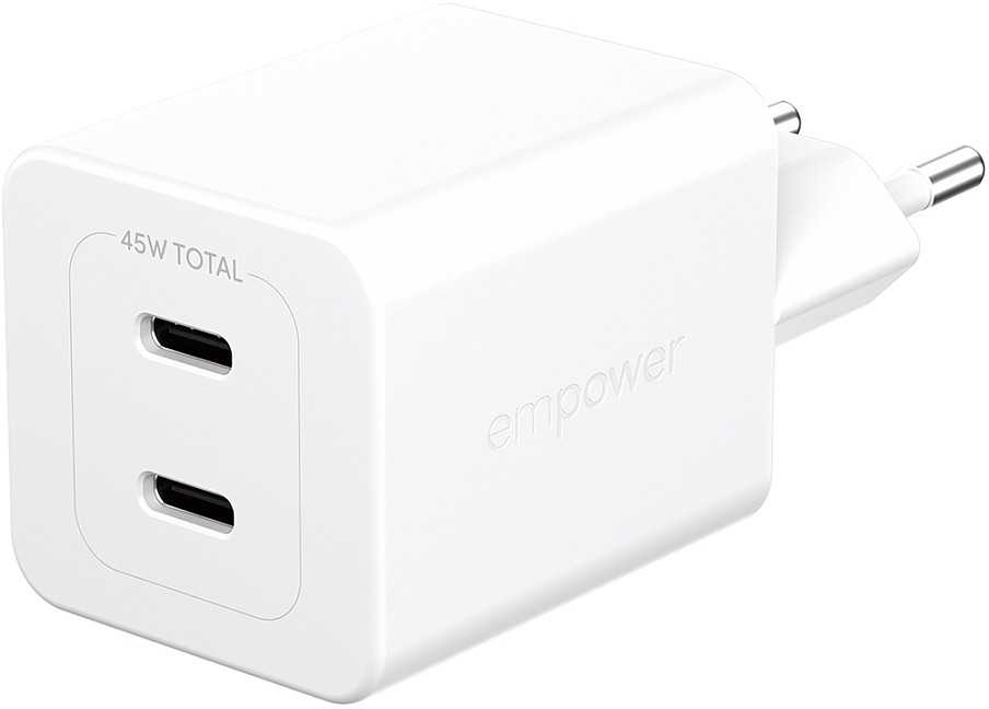Panzer Glass Įkroviklis PanzerGlass empower Turbo jungiama į tinklą 2x USB-C 45 W (EM58685)