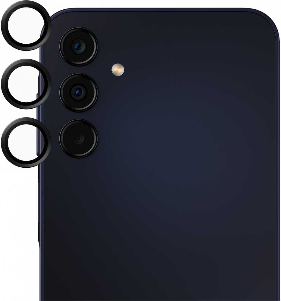 Panzer Glass SAFE by PanzerGlass fotoaparato dangtelis Samsung Galaxy A15 / A15 5G - su juodu rėmeliu