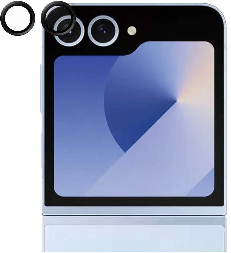 Panzer Glass SAFE by PanzerGlass fotoaparato dangtelis Samsung Galaxy Z Flip6 - su juodu rėmeliu