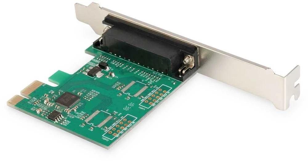 Assmann Electronic DIGITUS PCIexpress Add-On kortelė Lygiagreti 1 prievadas 1xDB25 F Slot Bracket + LP Bracket OXPCIe952 lustų rinkinys