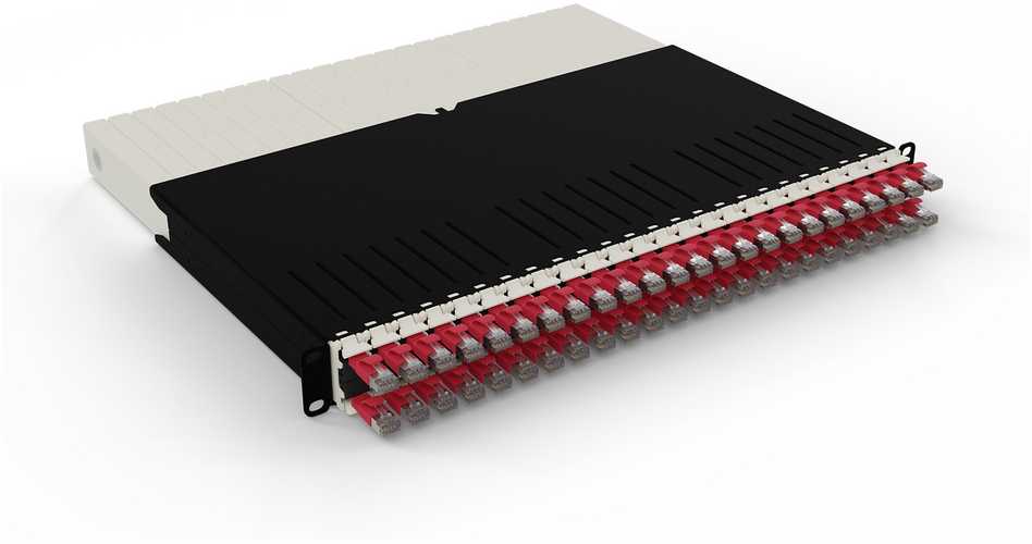 Serwer PATCHBOX 8RU / STP / Raudona